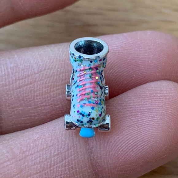 NWOT Colorful Roller Skate Charm Sterling Silver 925 - Picture 3 of 9